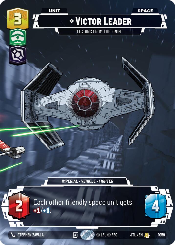 Victor Leader - Leading from the Front (1059) (Prestige Foil) (1059) [Jump to Lightspeed] | Deep Dive Games St. Marys