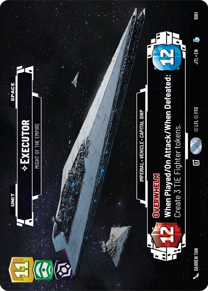 Executor - Might of the Empire (1061) (Prestige Foil) (1061) [Jump to Lightspeed] | Deep Dive Games St. Marys