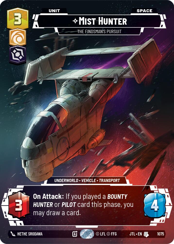 Mist Hunter - The Findsman's Pursuit (1075) (Prestige Foil) (1075) [Jump to Lightspeed] | Deep Dive Games St. Marys