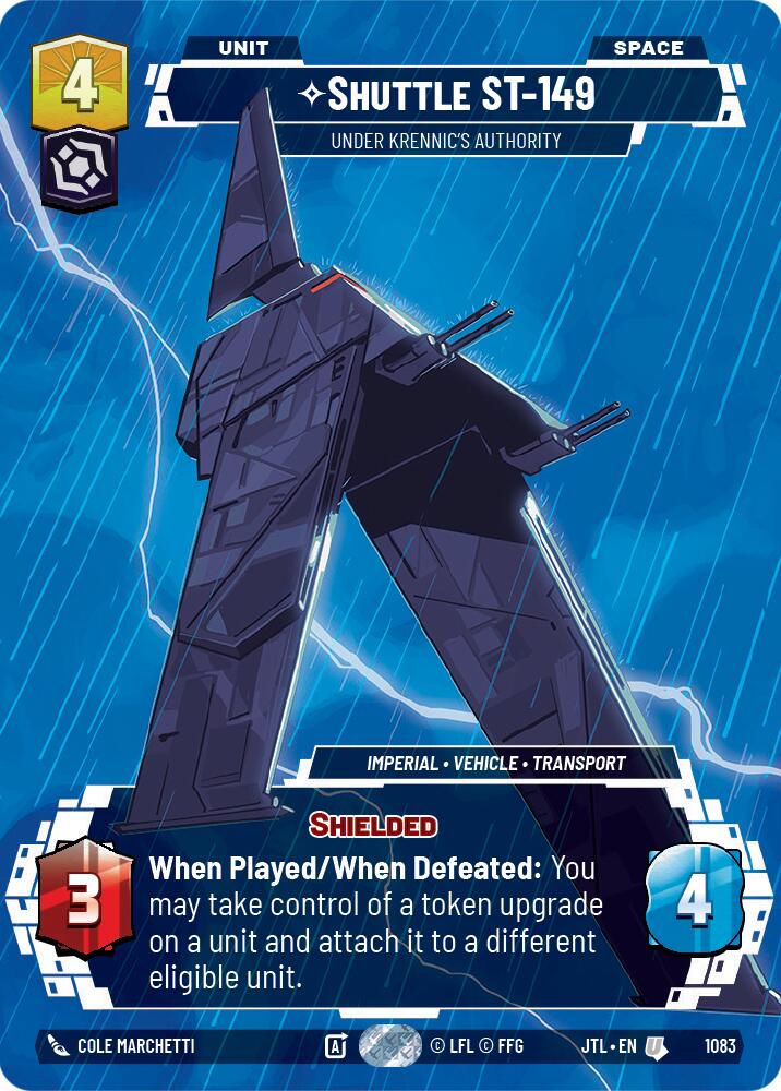 Shuttle ST-149 - Under Krennic's Authority (1083) (Prestige Foil) (1083) [Jump to Lightspeed] | Deep Dive Games St. Marys
