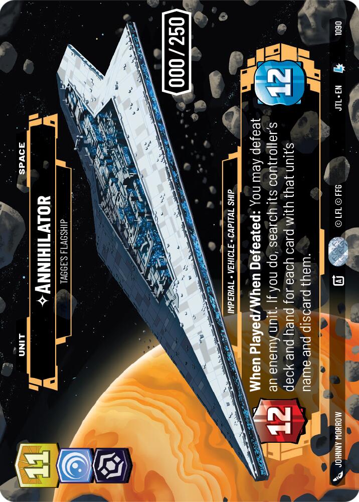 Annihilator - Tagge's Flagship (1090) (Serialized) (1090) [Jump to Lightspeed] | Deep Dive Games St. Marys
