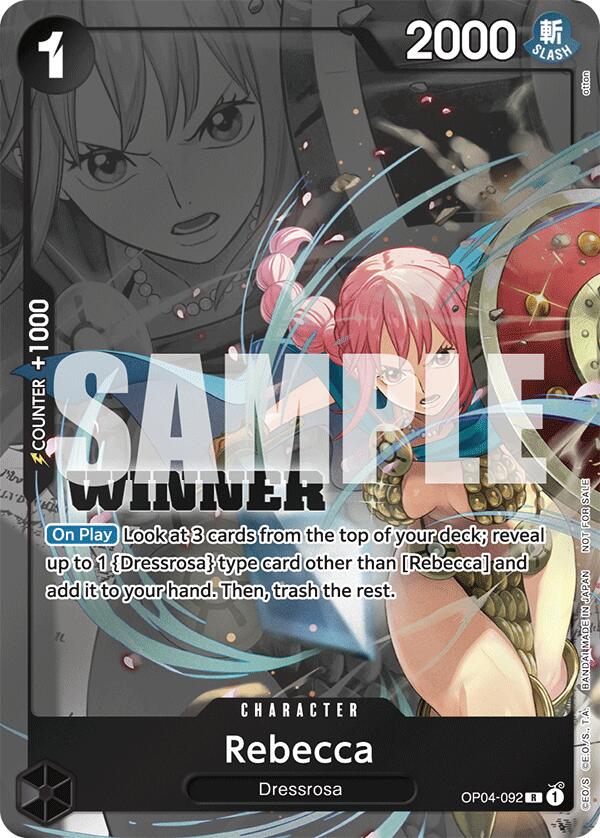 Rebecca (Winner Pack 2025 Vol. 2) [One Piece Promotion Cards] | Deep Dive Games St. Marys