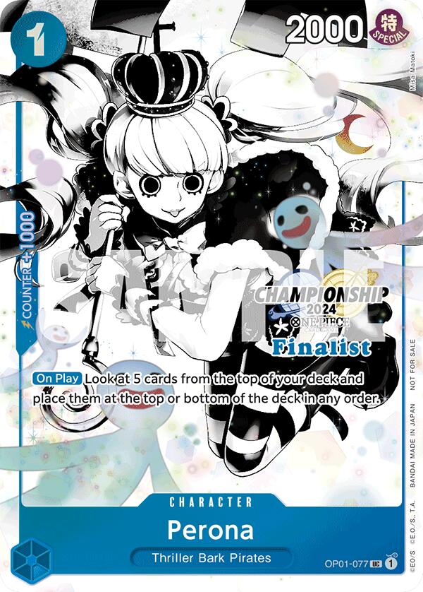 Perona (Championship 2024 Card Set Vol. 2) [One Piece Promotion Cards] | Deep Dive Games St. Marys