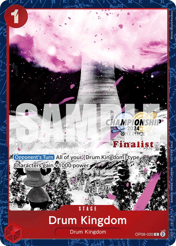 Drum Kingdom (Championship 2024 Card Set Vol. 2) [Finalist] [One Piece Promotion Cards] | Deep Dive Games St. Marys