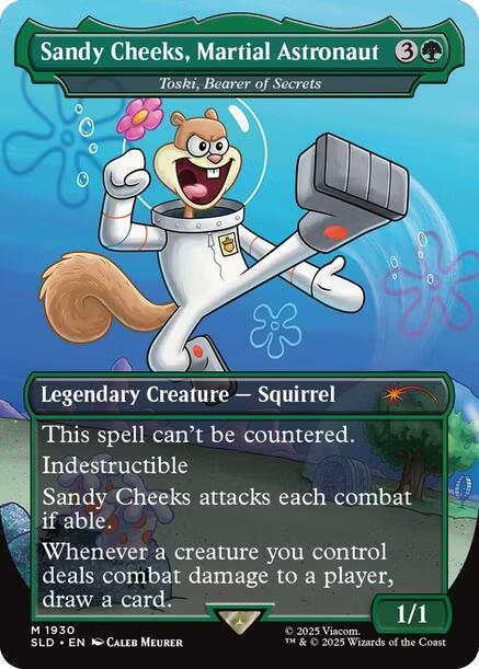 Sandy Cheeks, Martial Astronaut - Toski, Bearer of Secrets [Secret Lair Drop Series] | Deep Dive Games St. Marys