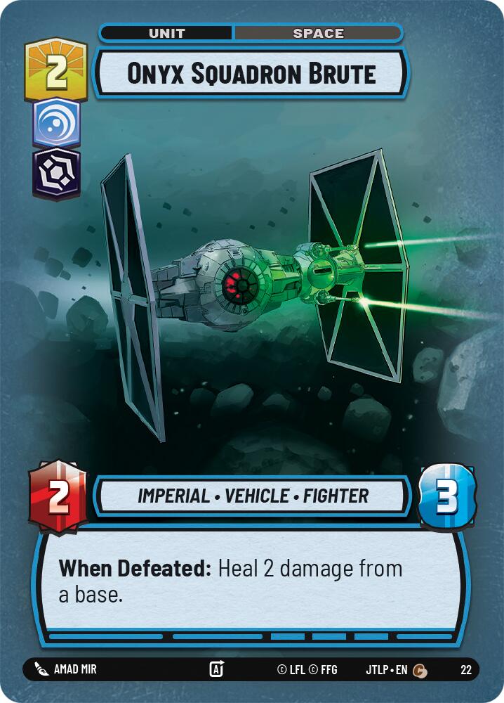 Onyx Squadron Brute (Foil) (22) [Jump to Lightspeed: Weekly Play] | Deep Dive Games St. Marys
