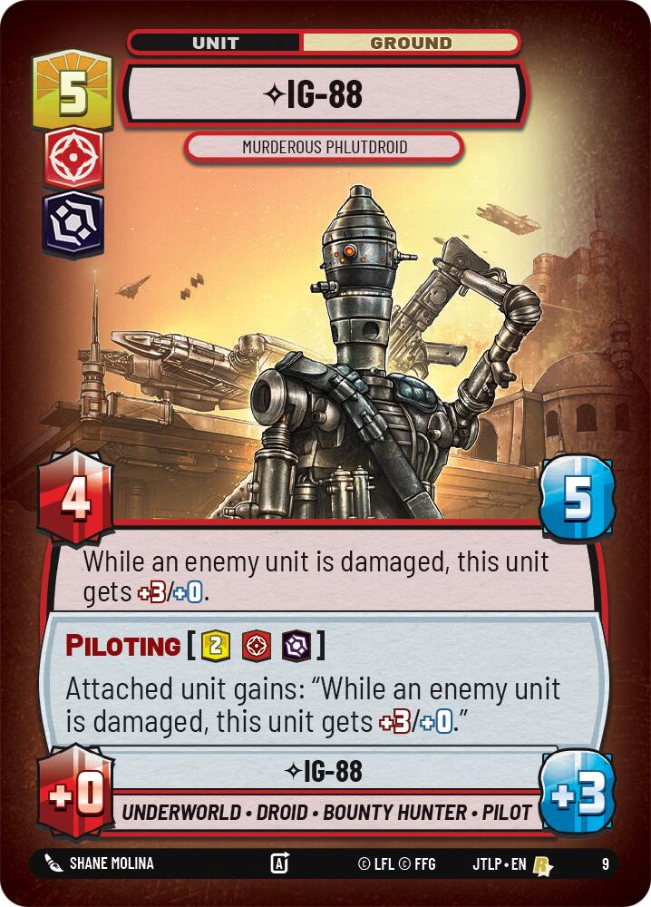 IG-88 - Murderous Phlutdroid (9) [Jump to Lightspeed: Weekly Play] | Deep Dive Games St. Marys