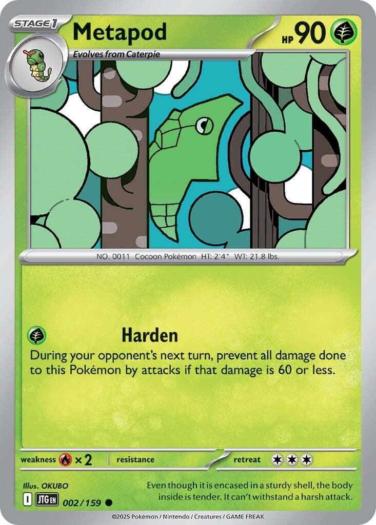 Metapod (002/159) [Scarlet & Violet: Journey Together] | Deep Dive Games St. Marys