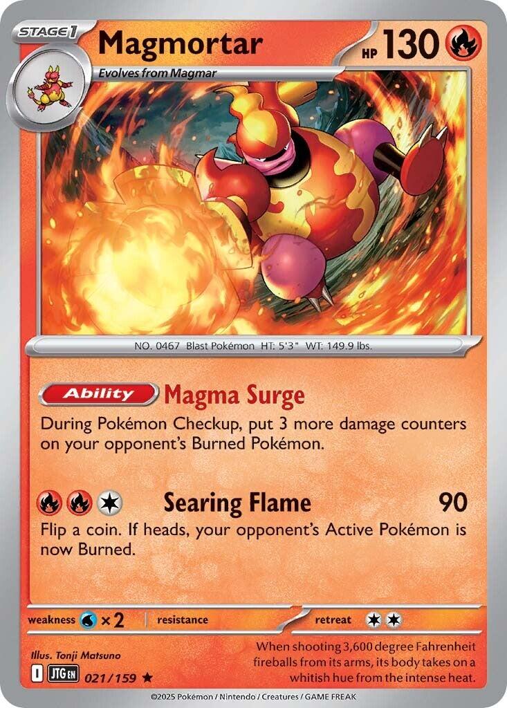 Magmortar (021/159) [Scarlet & Violet: Journey Together] | Deep Dive Games St. Marys