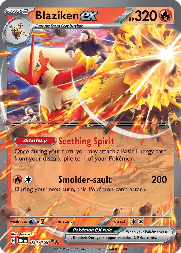 Blaziken ex (024/159) [Scarlet & Violet: Journey Together] | Deep Dive Games St. Marys