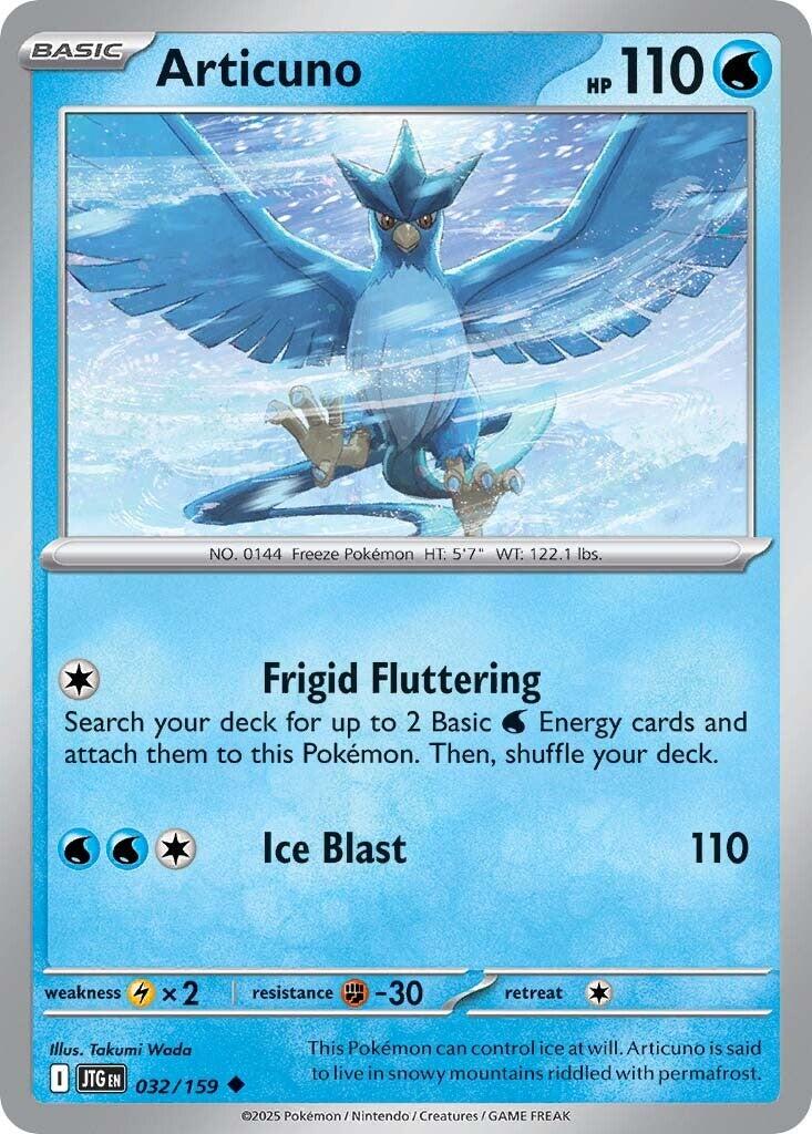 Articuno (032/159) [Scarlet & Violet: Journey Together] | Deep Dive Games St. Marys