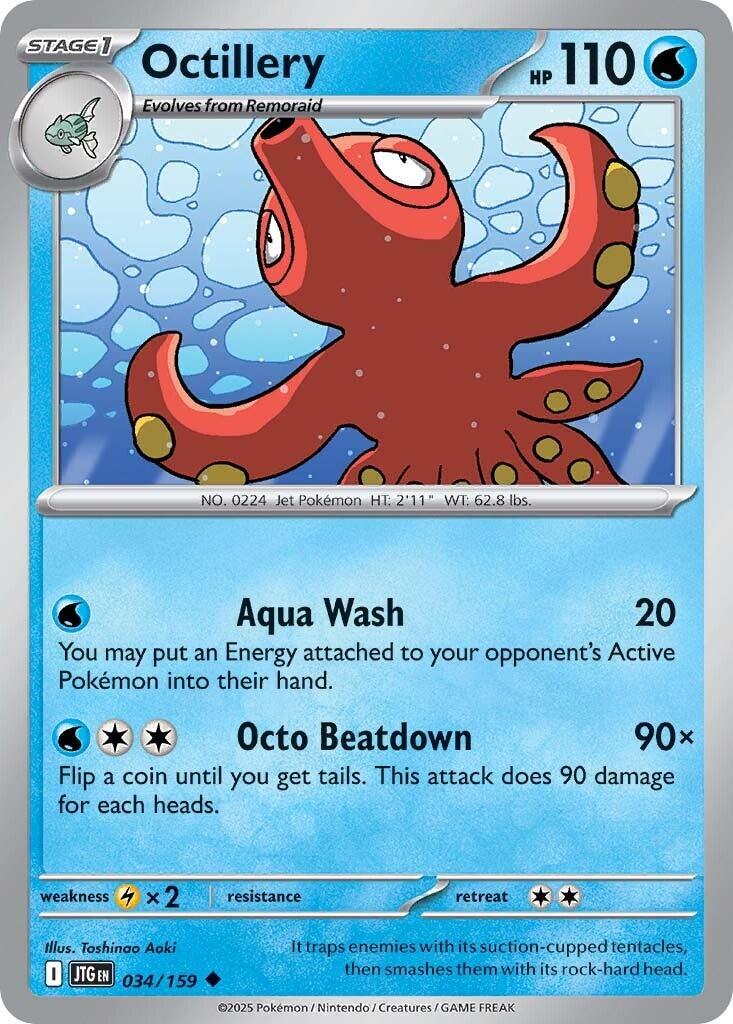 Octillery (034/159) [Scarlet & Violet: Journey Together] | Deep Dive Games St. Marys