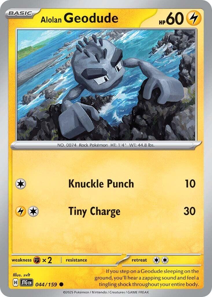 Alolan Geodude (044/159) [Scarlet & Violet: Journey Together] | Deep Dive Games St. Marys