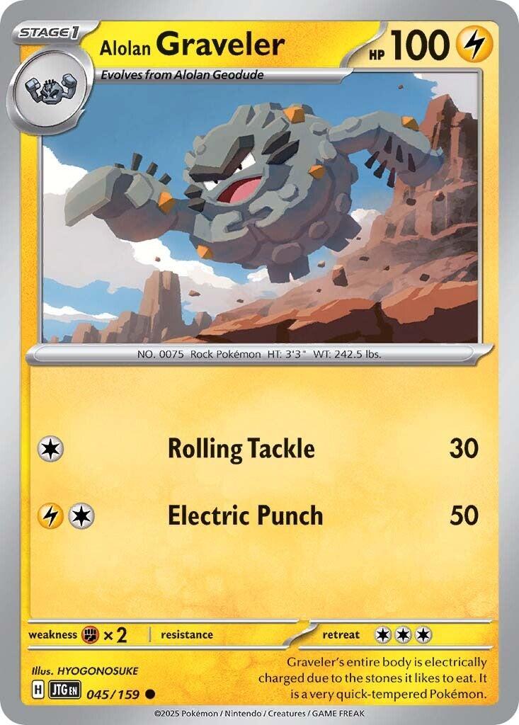 Alolan Graveler (045/159) [Scarlet & Violet: Journey Together] | Deep Dive Games St. Marys