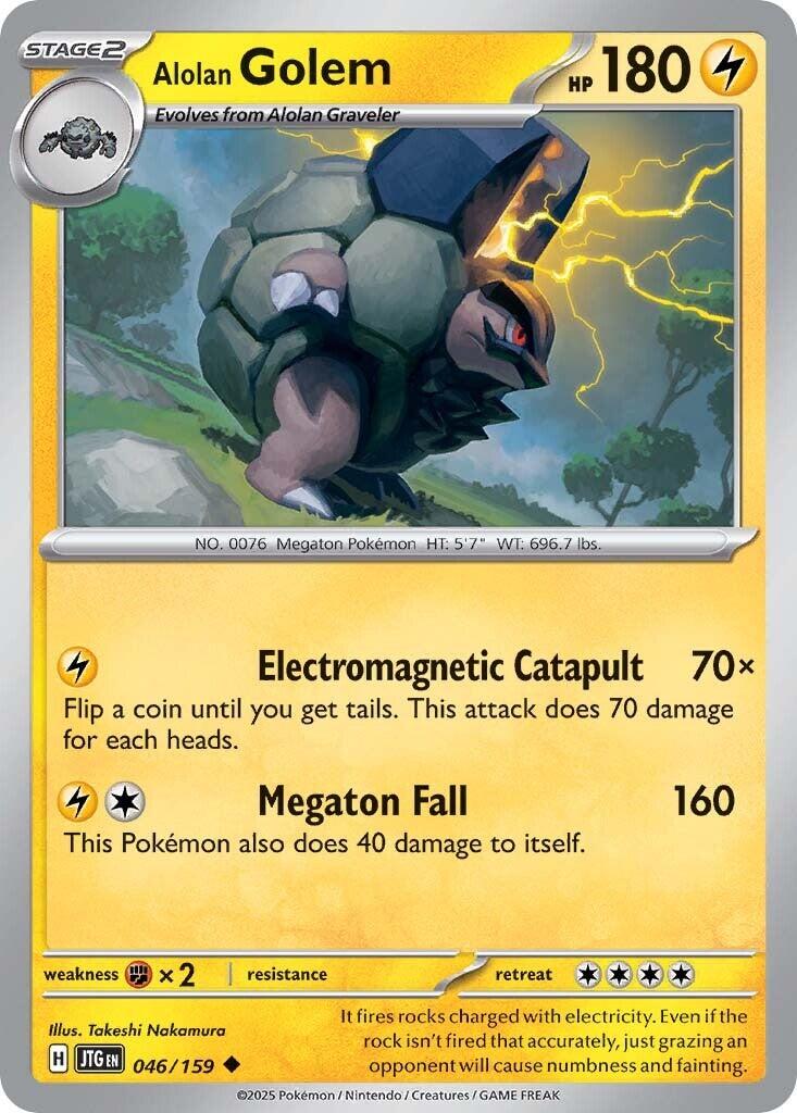 Alolan Golem (046/159) [Scarlet & Violet: Journey Together] | Deep Dive Games St. Marys