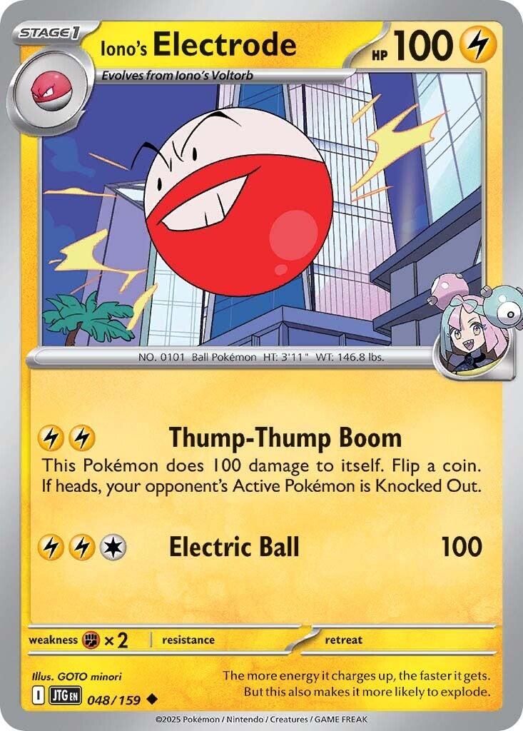 Iono's Electrode (048/159) [Scarlet & Violet: Journey Together] | Deep Dive Games St. Marys