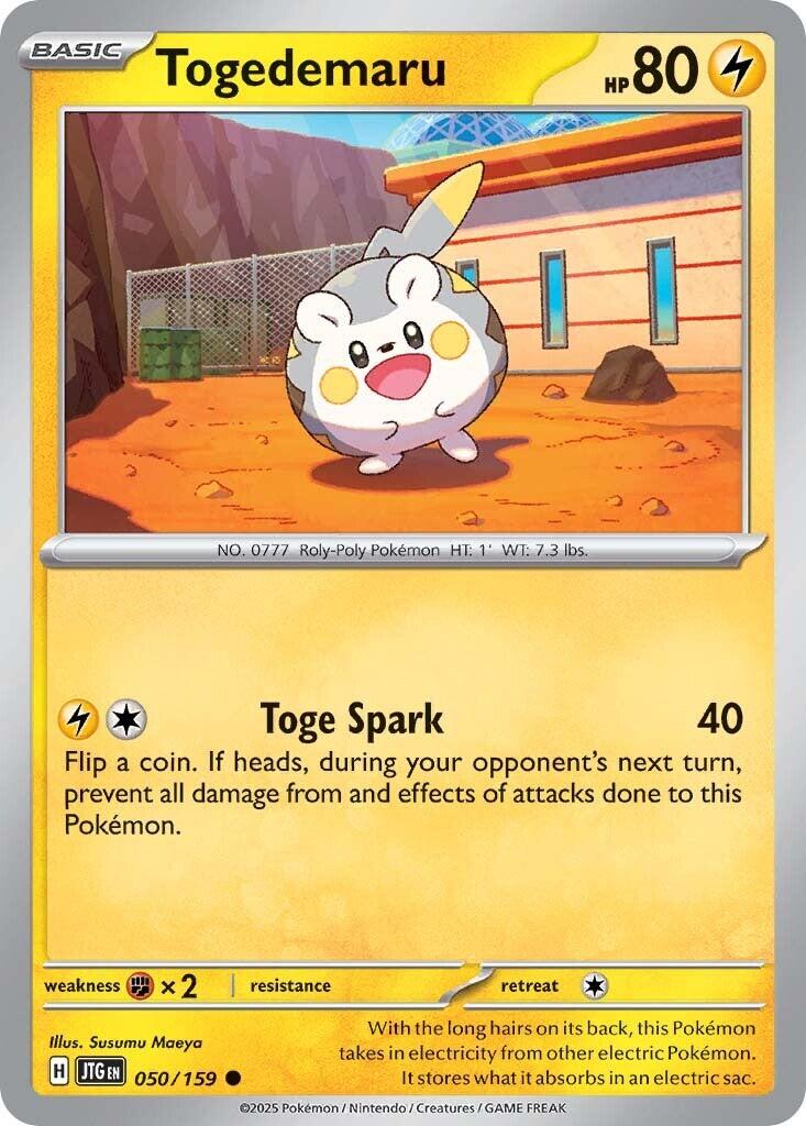 Togedemaru (050/159) [Scarlet & Violet: Journey Together] | Deep Dive Games St. Marys