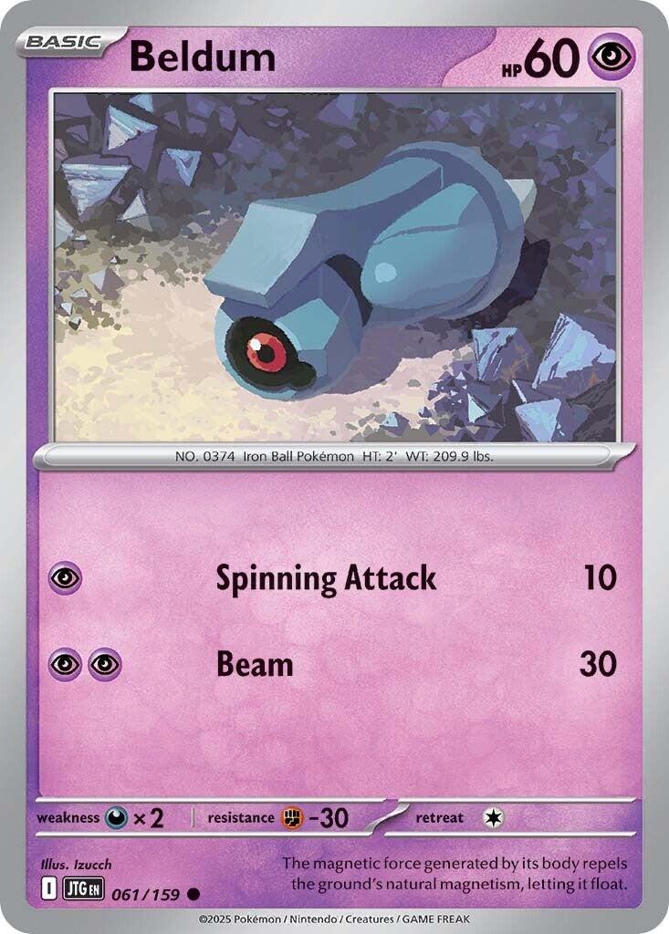 Beldum (061/159) [Scarlet & Violet: Journey Together] | Deep Dive Games St. Marys