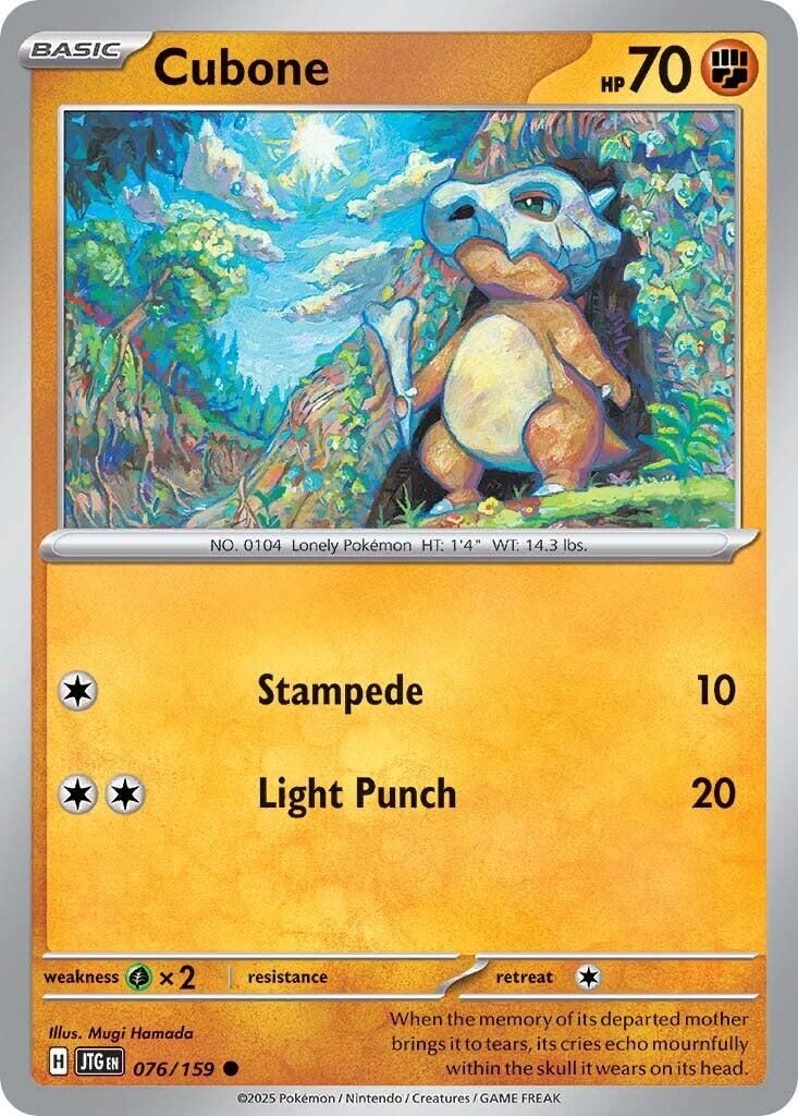 Cubone (076/159) [Scarlet & Violet: Journey Together] | Deep Dive Games St. Marys