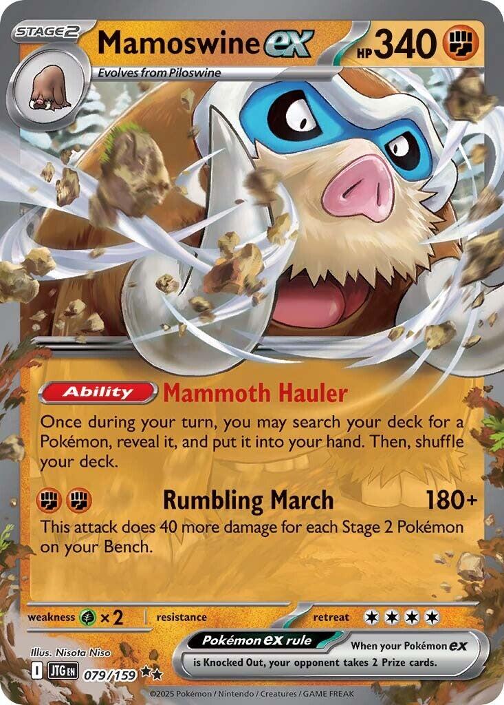 Mamoswine ex (079/159) [Scarlet & Violet: Journey Together] | Deep Dive Games St. Marys