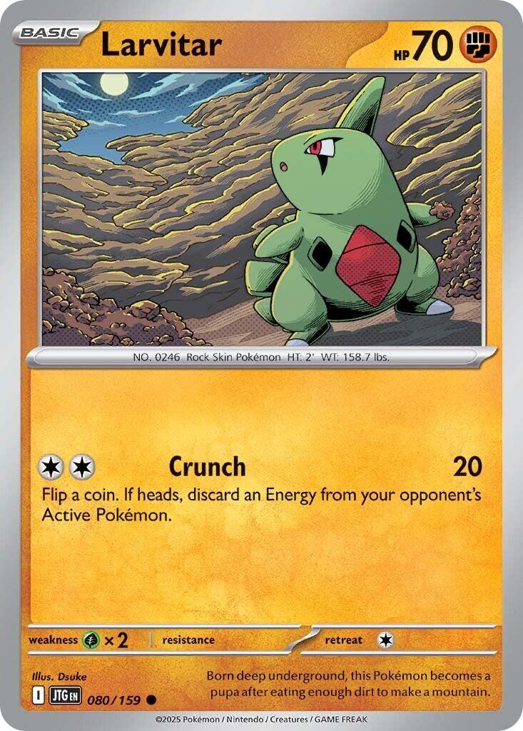 Larvitar (080/159) [Scarlet & Violet: Journey Together] | Deep Dive Games St. Marys