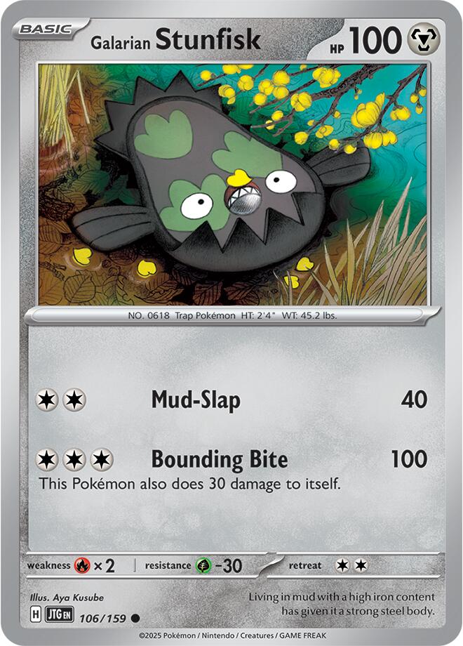 Galarian Stunfisk (106/159) [Scarlet & Violet: Journey Together] | Deep Dive Games St. Marys
