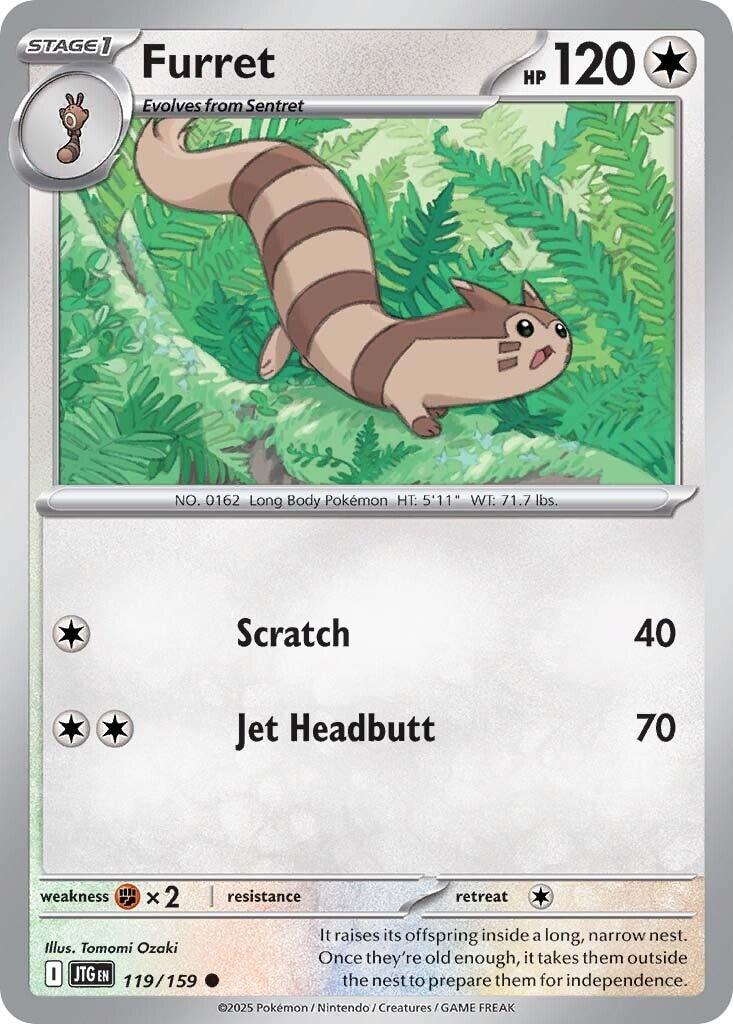 Furret (119/159) [Scarlet & Violet: Journey Together] | Deep Dive Games St. Marys