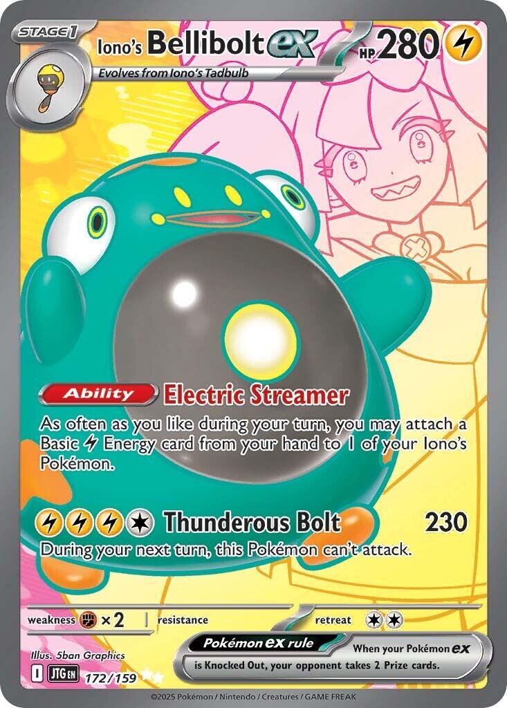 Iono's Bellibolt ex (172/159) [Scarlet & Violet: Journey Together] | Deep Dive Games St. Marys
