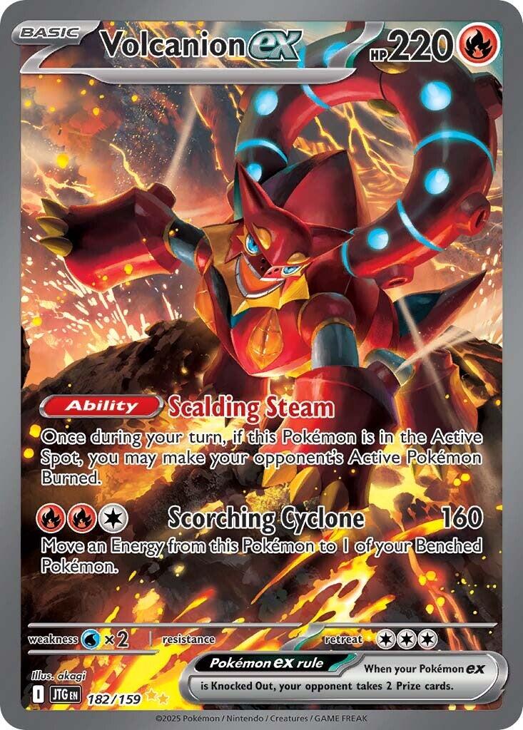Volcanion ex (182/159) [Scarlet & Violet: Journey Together] | Deep Dive Games St. Marys