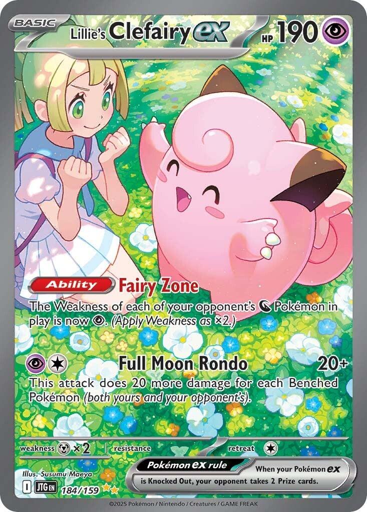 Lillie's Clefairy ex (184/159) [Scarlet & Violet: Journey Together] | Deep Dive Games St. Marys