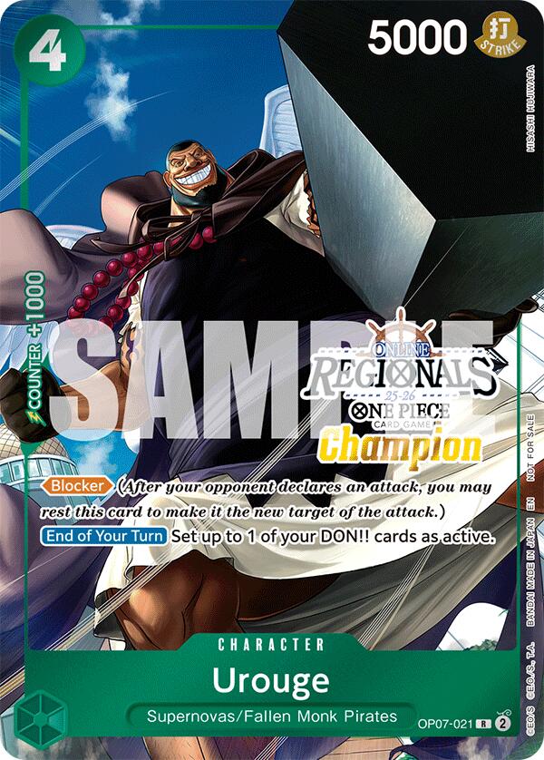 Urouge (Online Regional Champion Card Set 2025 Vol.1) [One Piece Promotion Cards] | Deep Dive Games St. Marys