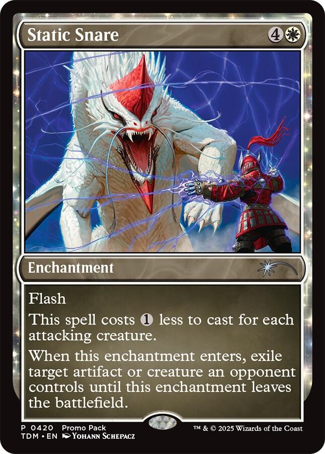 Static Snare (Promo Pack) [Tarkir: Dragonstorm Promos] | Deep Dive Games St. Marys