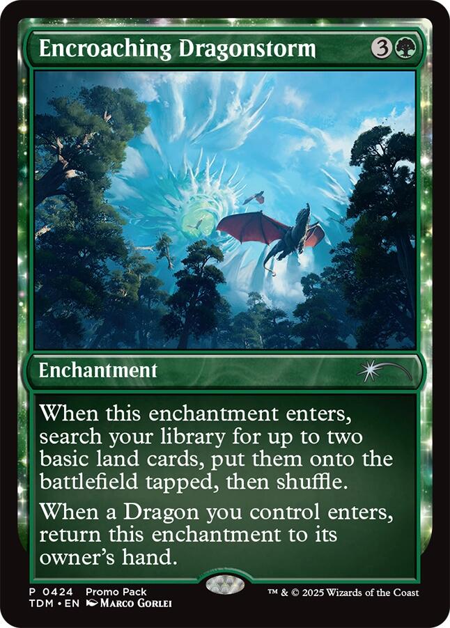 Encroaching Dragonstorm (Promo Pack) [Tarkir: Dragonstorm Promos] | Deep Dive Games St. Marys