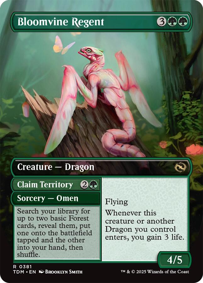 Bloomvine Regent (Borderless) [Tarkir: Dragonstorm] | Deep Dive Games St. Marys