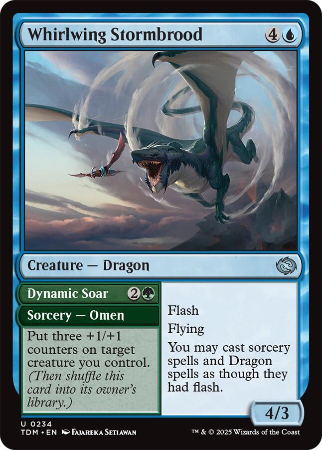 Whirlwing Stormbrood [Tarkir: Dragonstorm] | Deep Dive Games St. Marys