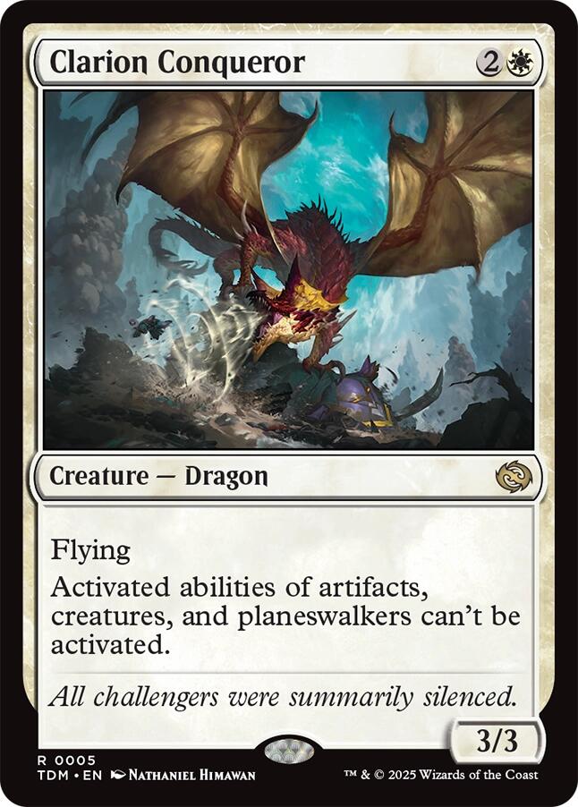 Clarion Conqueror [Tarkir: Dragonstorm] | Deep Dive Games St. Marys