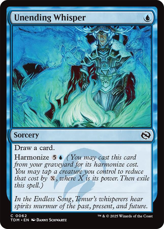Unending Whisper [Tarkir: Dragonstorm] | Deep Dive Games St. Marys