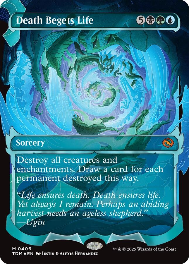 Death Begets Life (Showcase) [Tarkir: Dragonstorm] | Deep Dive Games St. Marys