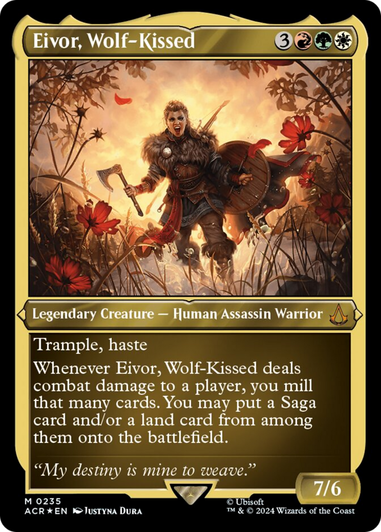 Eivor, Wolf-Kissed (Foil Etched) [Assassin's Creed] | Deep Dive Games St. Marys