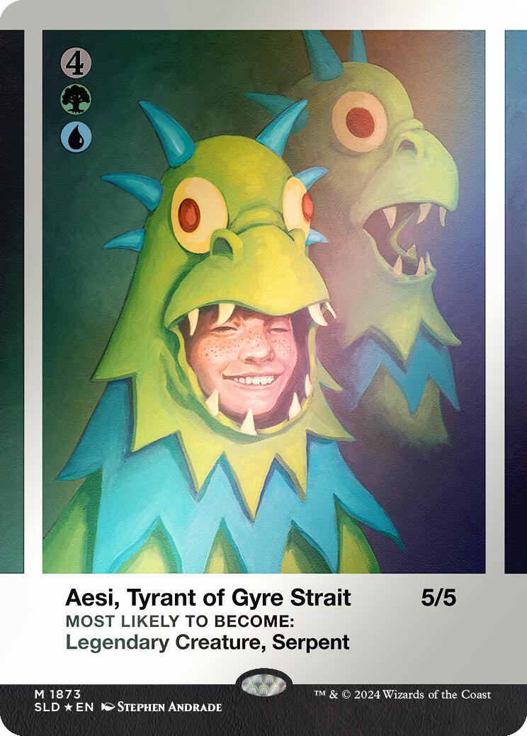 Aesi, Tyrant of Gyre Strait (Rainbow Foil) [Secret Lair Drop Series] | Deep Dive Games St. Marys