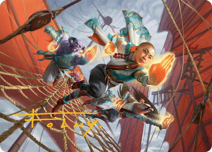 Aligned Heart Art Card (52/54) (Gold-Stamped Signature) [Tarkir: Dragonstorm Art Series] | Deep Dive Games St. Marys