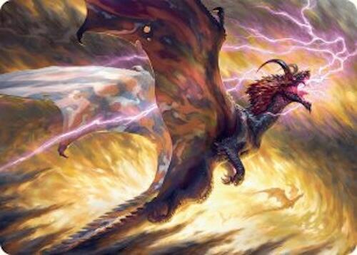 Stormscale Scion Art Card (17/54) [Tarkir: Dragonstorm Art Series] | Deep Dive Games St. Marys