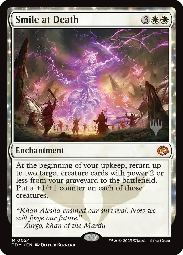 Smile at Death (Promo Pack) [Tarkir: Dragonstorm Promos] | Deep Dive Games St. Marys