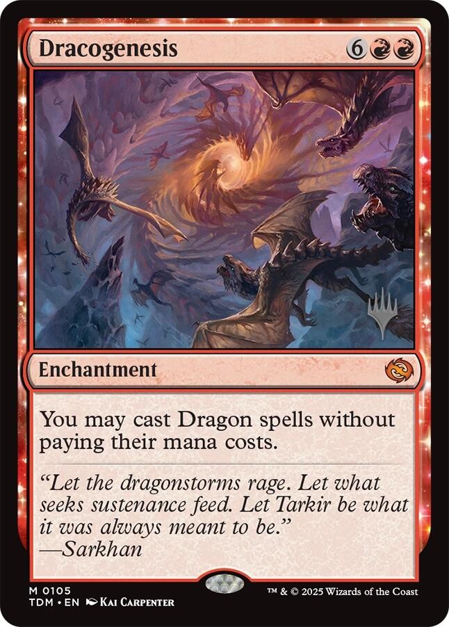 Dracogenesis (Promo Pack) [Tarkir: Dragonstorm Promos] | Deep Dive Games St. Marys