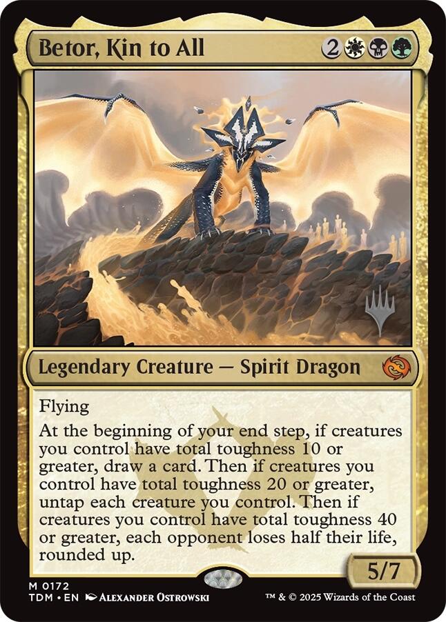 Betor, Kin to All (Promo Pack) [Tarkir: Dragonstorm Promos] | Deep Dive Games St. Marys