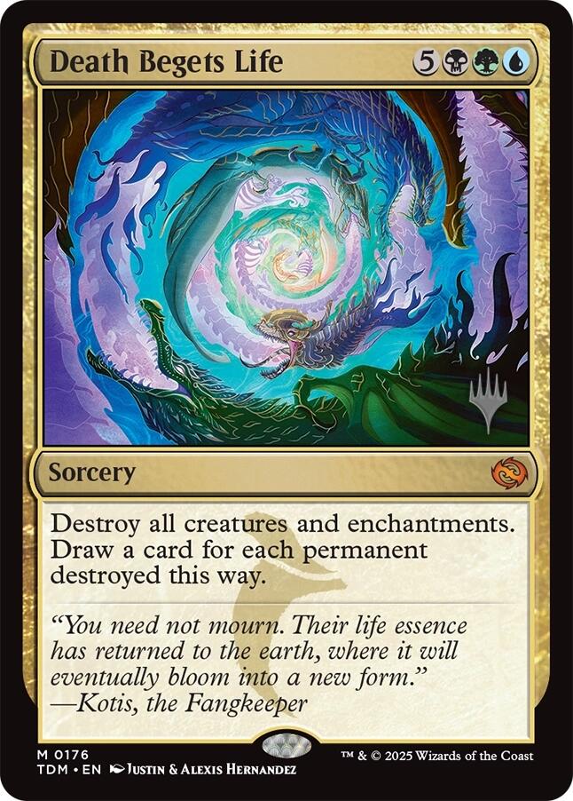 Death Begets Life [Tarkir: Dragonstorm Promos] | Deep Dive Games St. Marys
