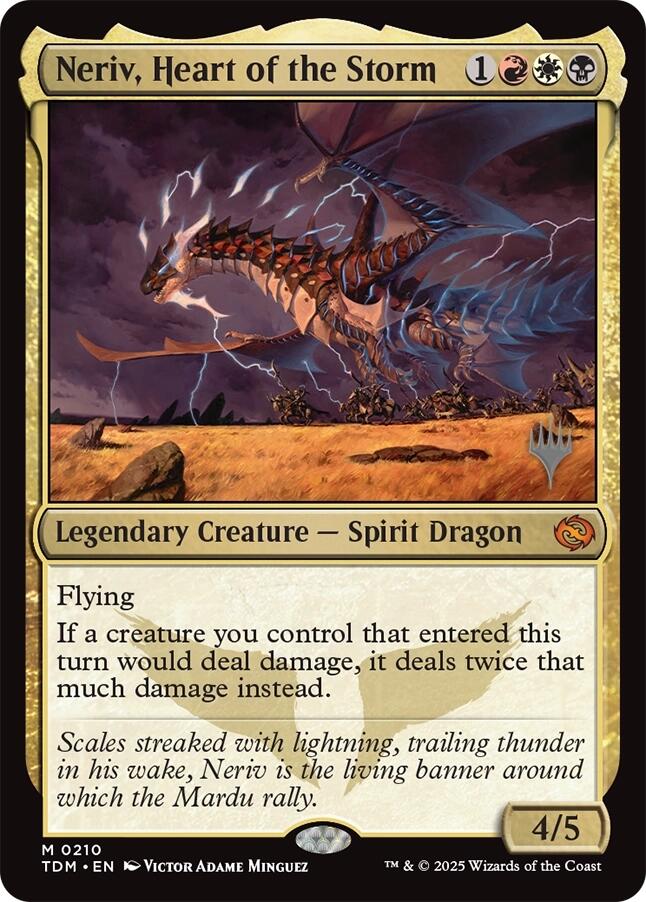 Neriv, Heart of the Storm (Promo Pack) [Tarkir: Dragonstorm Promos] | Deep Dive Games St. Marys