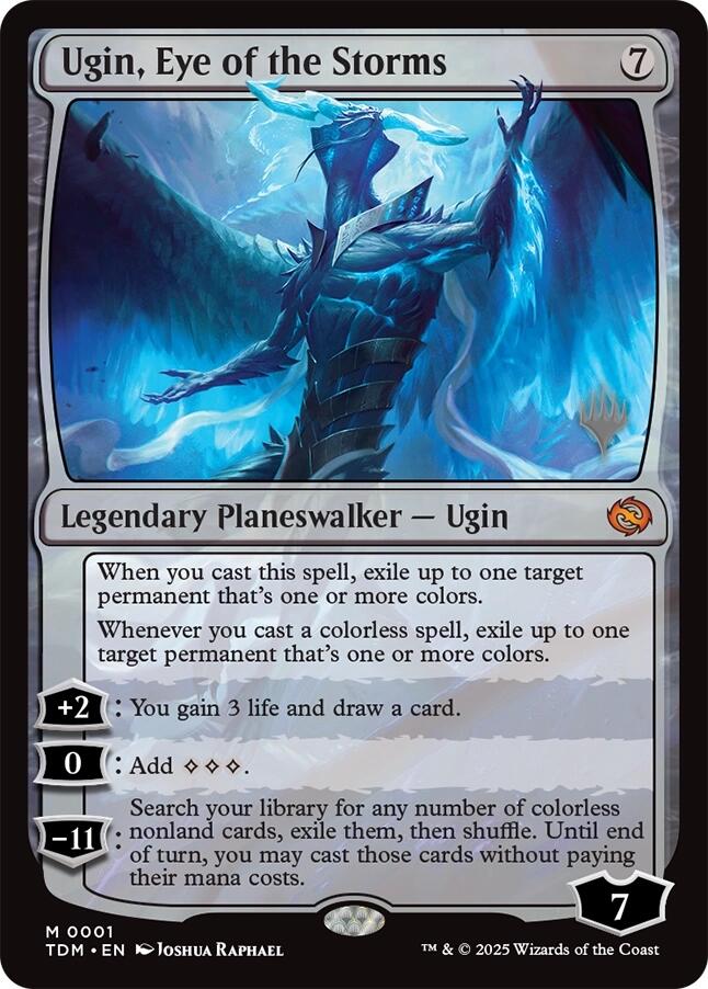 Ugin, Eye of the Storms [Tarkir: Dragonstorm Promos] | Deep Dive Games St. Marys