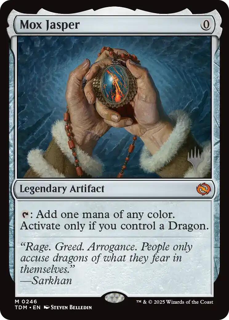 Mox Jasper (Promo Pack) [Tarkir: Dragonstorm Promos] | Deep Dive Games St. Marys