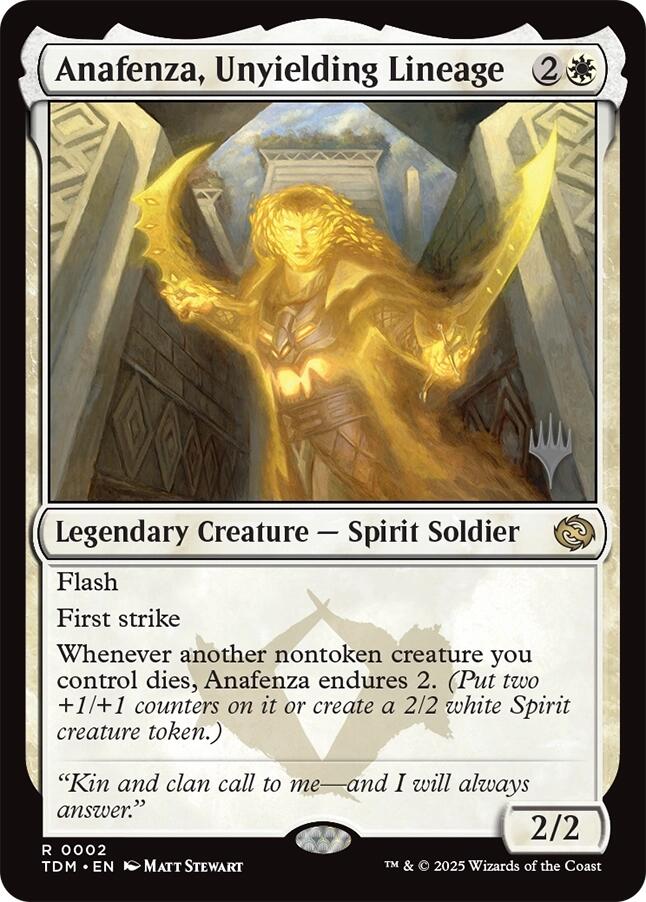 Anafenza, Unyielding Lineage [Tarkir: Dragonstorm Promos] | Deep Dive Games St. Marys